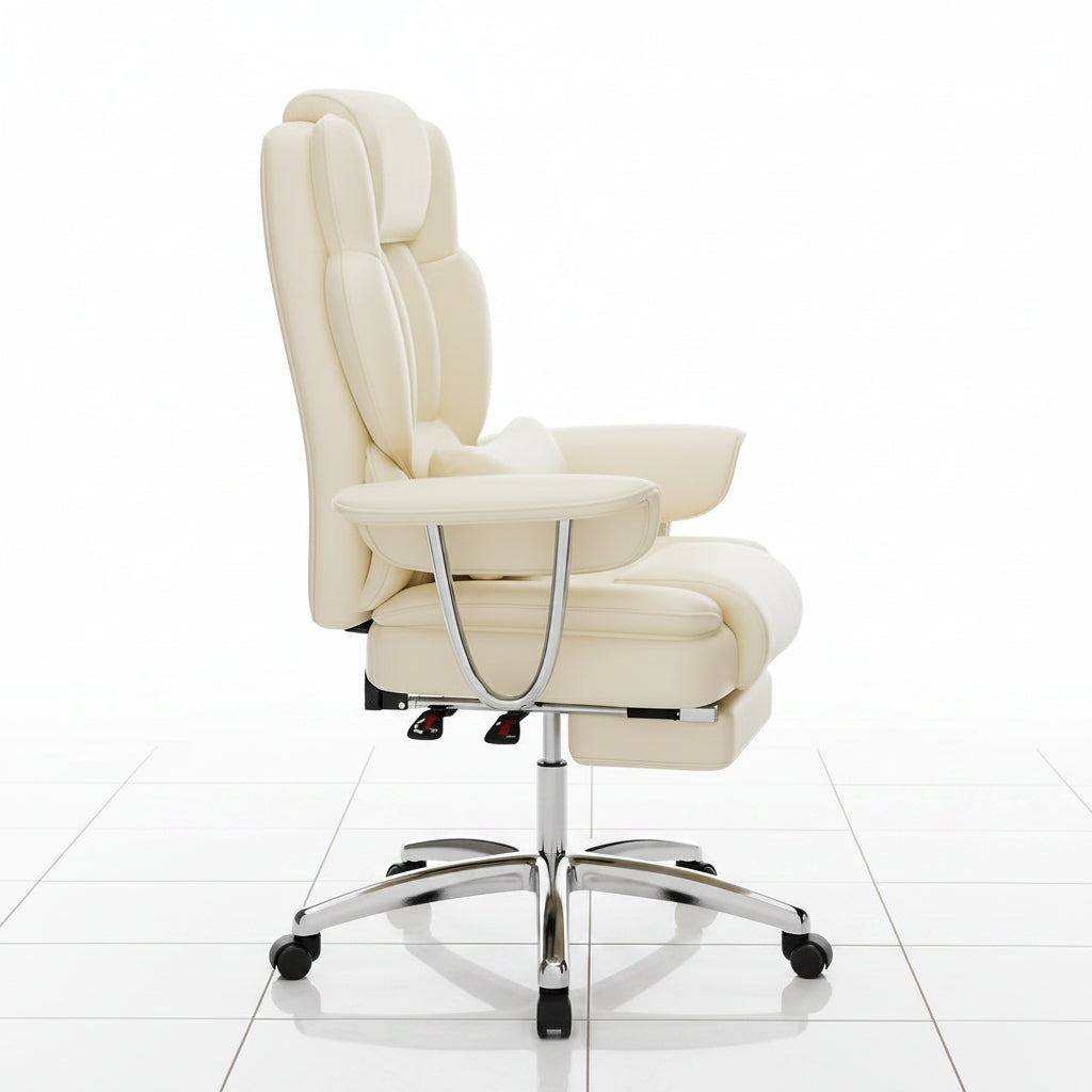 Big and tall office chair side view