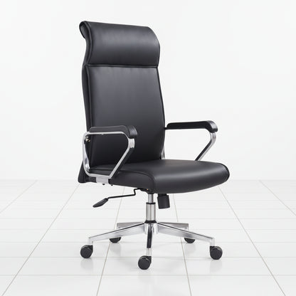 Black office chair ZM-032 seating detail