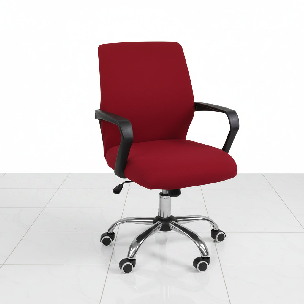 Embossed office chair cover one-piece design