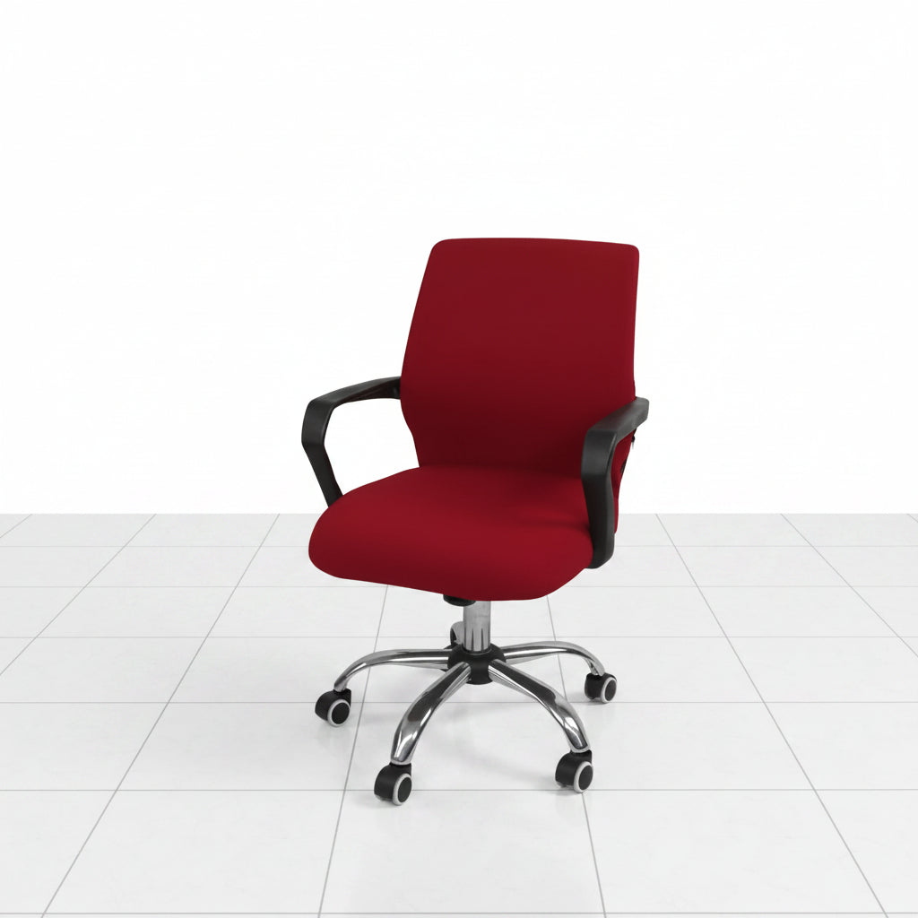 Office chair cover complete view