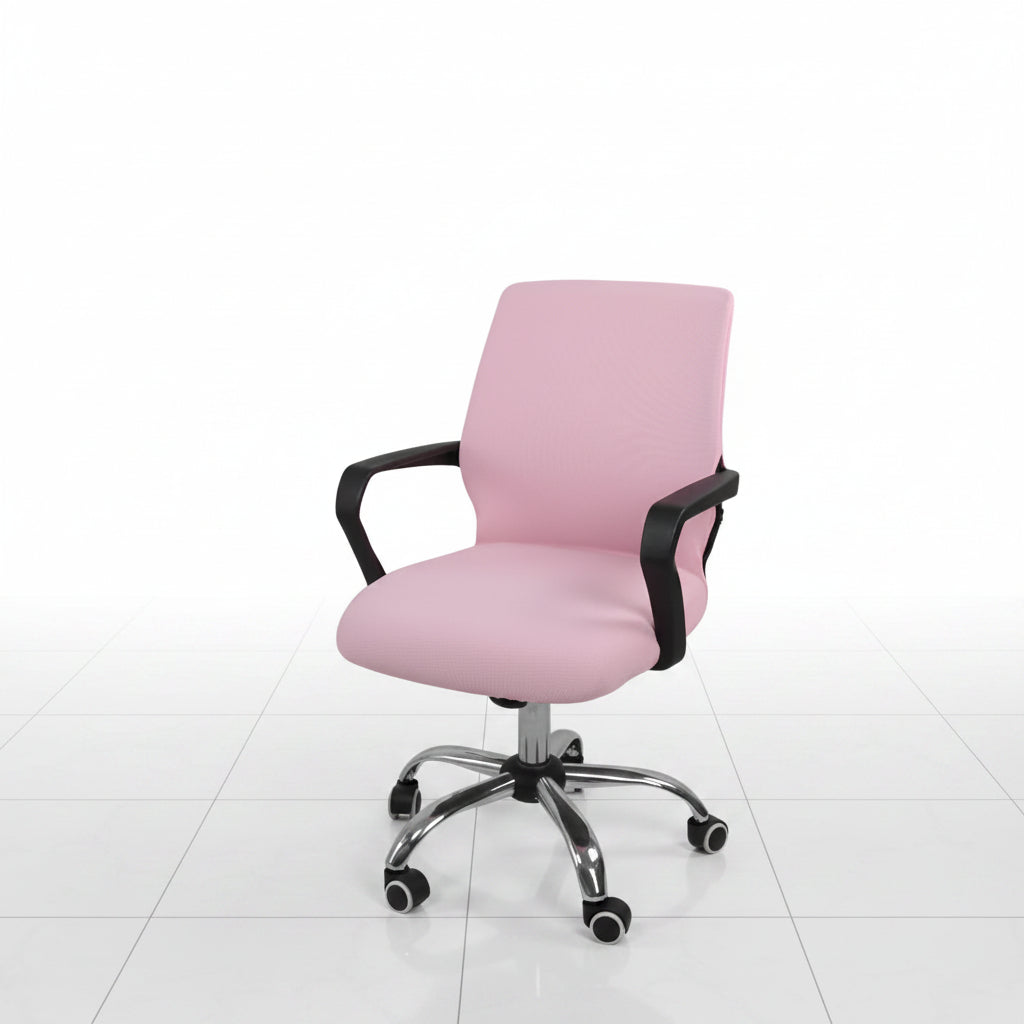 One-piece stretch chair cover