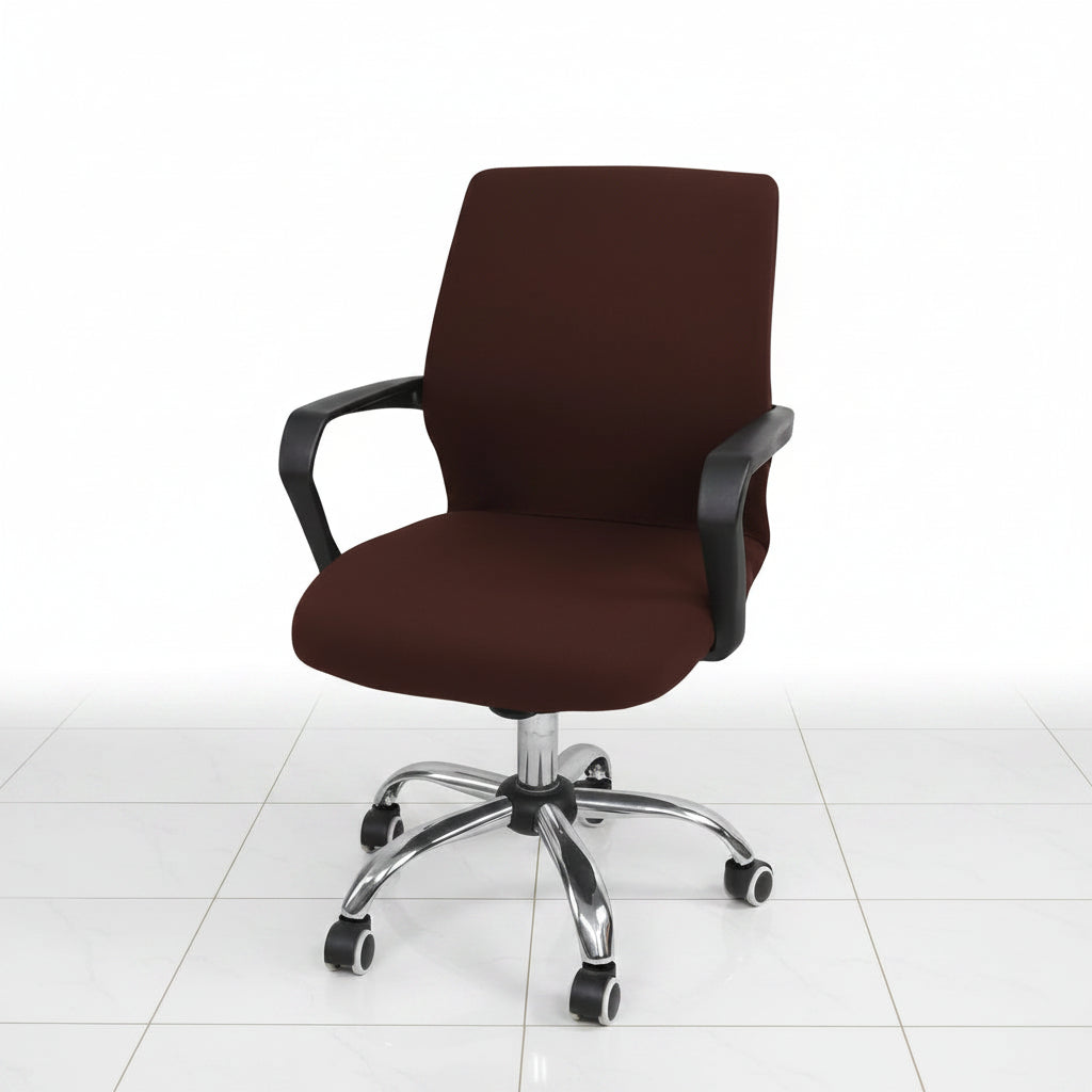 Office chair cover with thick fabric